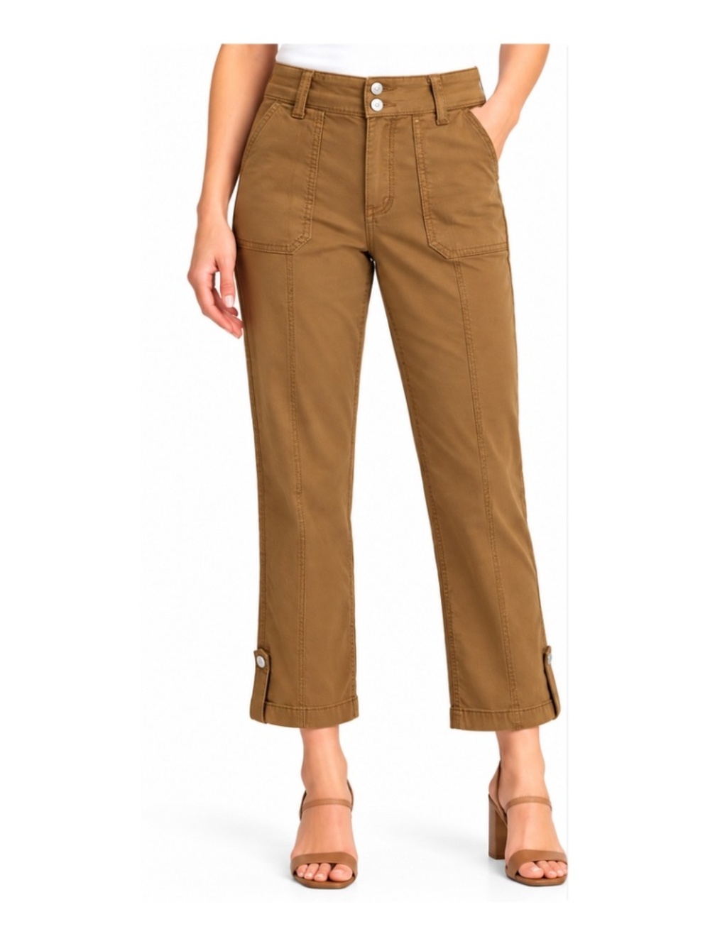 WHBM White House Black Market Straight Crop Pants Size 6